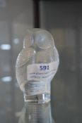 Lalique Glass Owl