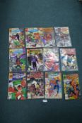 Twelve Original Marvel Amazing Spiderman Comics Pu