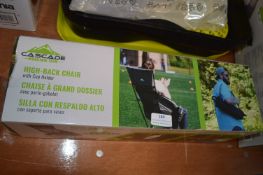 *Cascade Highback Folding Camp Chair