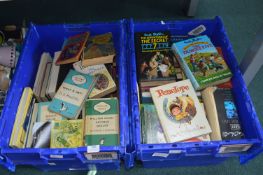 Two Boxes Paperback Books (crates not included)