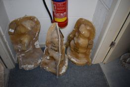 *Three Irish Band Figures GRP Jackets and Moulds