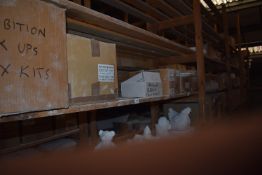 *Contents of Shelf to Include Various Casting Cases, and Casts