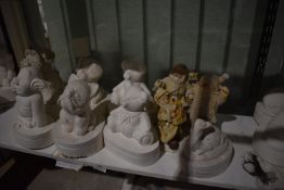 *Quantity of Assorted Unpainted Cast Figurines