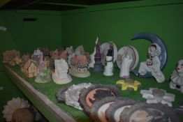 *Contents of Shelf to Include Assorted Small Ornaments