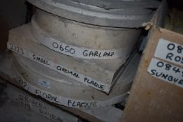 *Box of Assorted Silicone Plaque Moulds