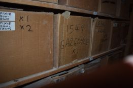 *Contents of Shelf - Four Boxes of Various Moulds