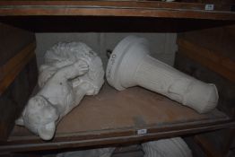 *Contents of Shelf to Include Lion Cub and Chess King Casts