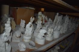 *Contents of Shelf to Include Various Small Figurines