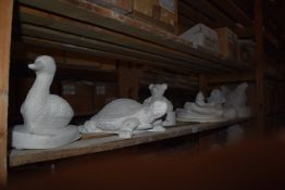 *Contents of Shelf to Include Various Figurines