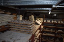 *Contents on top of Shelves to Include Various Casts and Moulds