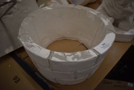 *Outer Edge of a Planter Cast ~8” tall, 14” diameter