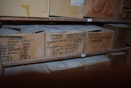 *Content of Shelf to Include Four Boxes of Various Moulds