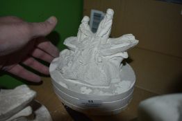 *Two Fishermen in a Boat Cast ~7” tall, 7” wide, 5” deep