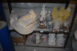 *Contents of Two Shelves to Include Various Figurines