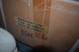 *Box of 40 Folding Chessboards (blue)