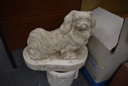 *Dog Cast ~12” tall, 15” wide, 9” deep