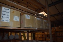 *Contents of Shelf - Four Boxes of Various Latex Moulds
