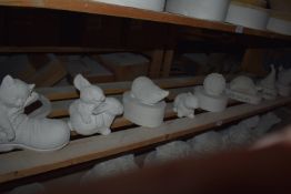 *Contents of Shelf to Include Various Casts