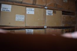 *Content of Shelf to Include Four Boxes of Various Moulds