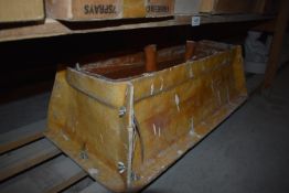 *GRP Jacket and Mould of a Planter ~30” wide x ~9” tall