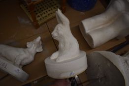 *Rabbit Cast ~14.5” tall, 10” wide, 9” deep