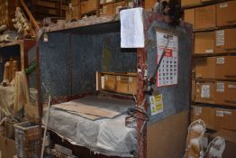 *Dipping Tank in Frame with Lifting Cables ~6ft wide, 4ft deep, 7.5ft tall (buyer to dismantle and