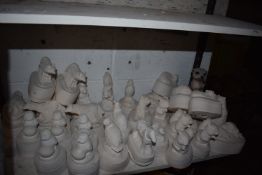 *Quantity of Assorted Unpainted Cast Figures