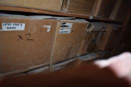 *Contents of Shelf - Four Boxes of Various Latex Moulds