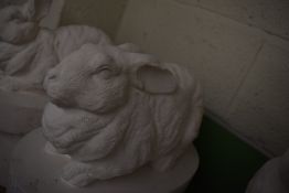 *Rabbit Cast ~12.5” tall, 13” deep, 8” wide