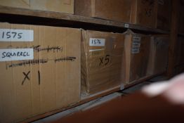 *Contents of Shelf - Four Boxes of Various Latex Moulds