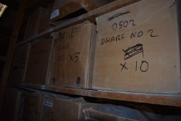 *Contents of Shelf - Four Boxes of Various Moulds