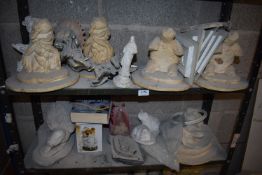 *Contents of Two Shelves to Include Various Figurines