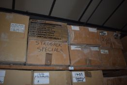 *Content on Top of Shelves to Include Seven Boxes of Various Moulds