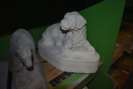 *Dog Cast ~11” Tall, 15” deep, 9” wide