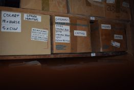 *Contents of Shelf - Three Boxes of Various Castings