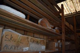 *Contents of Shelves to Include Various Castings, Moulding, etc.