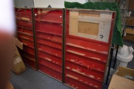 *Three Display Cabinets ~23.5”x3.5” x 46” tall