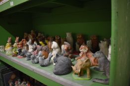 *Contents of Shelf to Include Assorted Small Ornaments