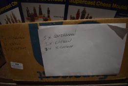 *Two Boxes of Assorted Chess Piece Moulds