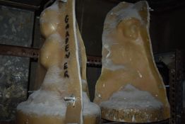 *Four Gnome Characters GRP Casting Jackets ~18”