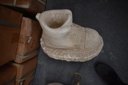 *Boot Planter Cast ~11.5” Tall, 16”x10”