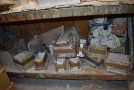 *Contents Under Bench to Include GRP Jackets, and Various Wooden Cases for Making Plaster Cases