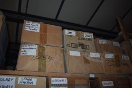 *Content on Top of Shelves to Include Six Boxes of Various Moulds