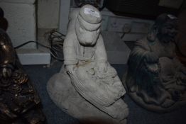 *Garden Ornament Squirrel with Wheelbarrow 12” tall, 11” deep, 6” wide