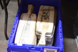 *~30 Wooden Serving Paddles