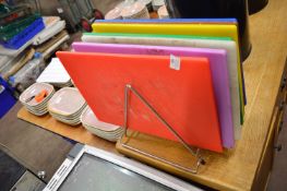 *7pc Chopping Board Set on Stand