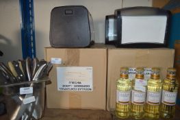 *Quantity of Paper Towel Dispensers, Ginger Ale, and Cutlery