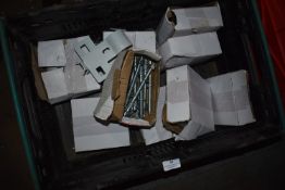 *Plastic Crate Containing Ground Anchor Bolts, Claps, etc.