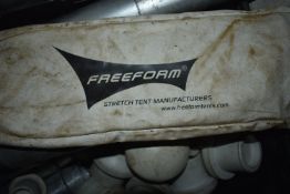 *10x8.5m Freeform Stretch Canopy Marquee with Aluminium Poles, Rubber Caps, Pole Joiners and