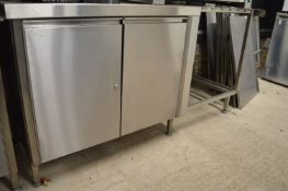 Preparation Table with Storage Cupboard 175x67x85cm